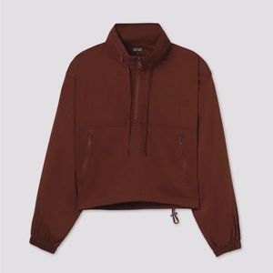 Girlfriend Collective Huddle Half-Zip Windbreaker NWOT